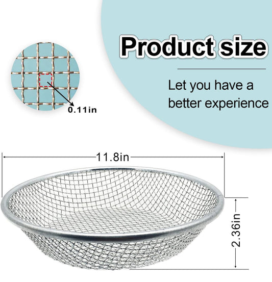 Soil Wrangler ⅛-Inch Sifting Screen for Soil - Durable Metal Mesh