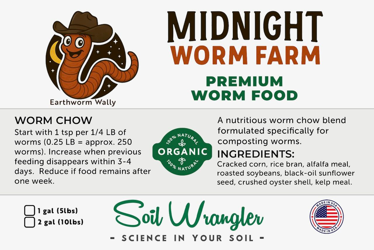 Soil Wrangler Premium Worm Food