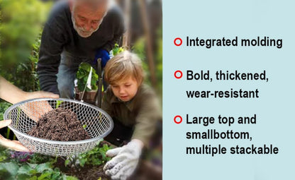 Soil Wrangler ¼-Inch Soil Sifting Screen - Durable Metal Sieve