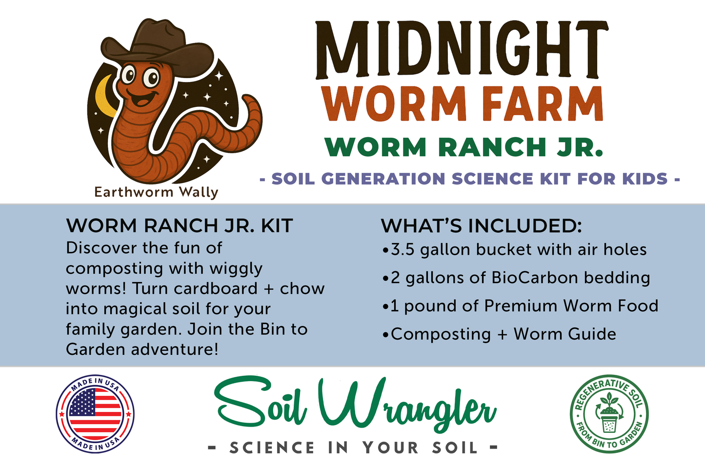 Worm Ranch Kit Jr. (for Kids)